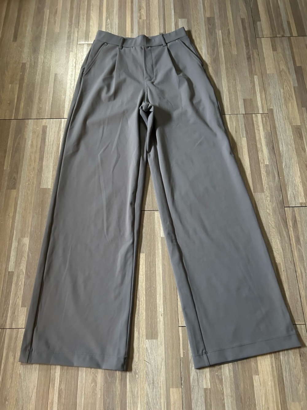 Halara Flex DayStretch High Waisted Straight Leg Work Pants Silent Storm Size XS - Picture 2 of 9